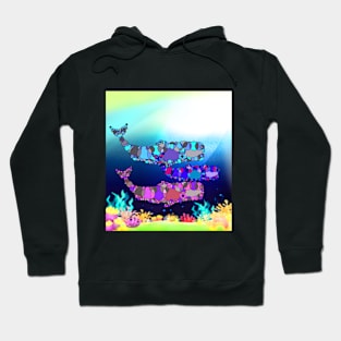 FAMILY WHALES Hoodie